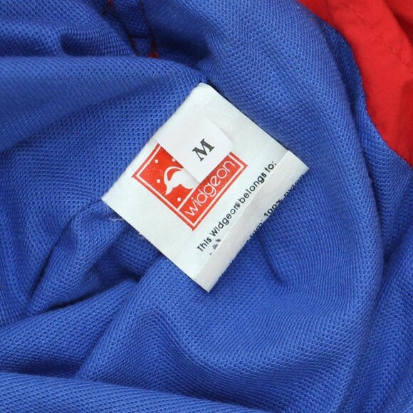 Widgeon Womens Lined Nylon Vintage Rain Jacket Coat 1667e32d878432 Red / Blue M - Picture 5 of 7